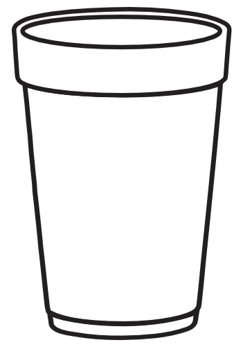 an icon of a large cup